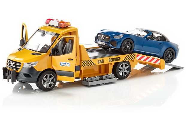 Евакуатор Mercedes Sprinter з родстером, світло та звук Bruder 02675