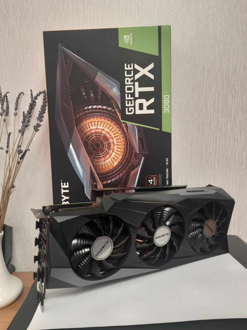 Видеокарта GIGABYTE GAMING OC   RTX 3080 10Gb MSI..LHR и другие карты