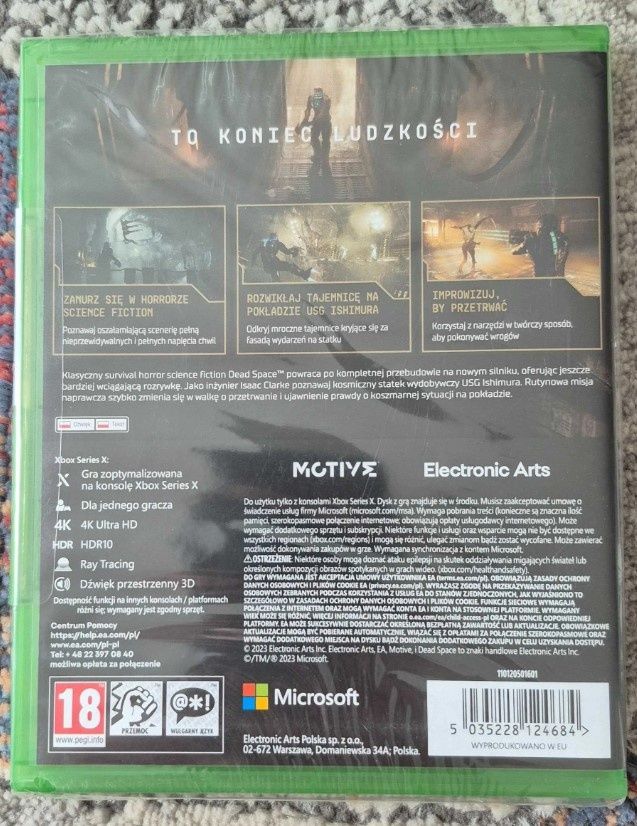 Dead Space i The Callisto Protocol-NOWE Xbox Series X XSX FOLIA