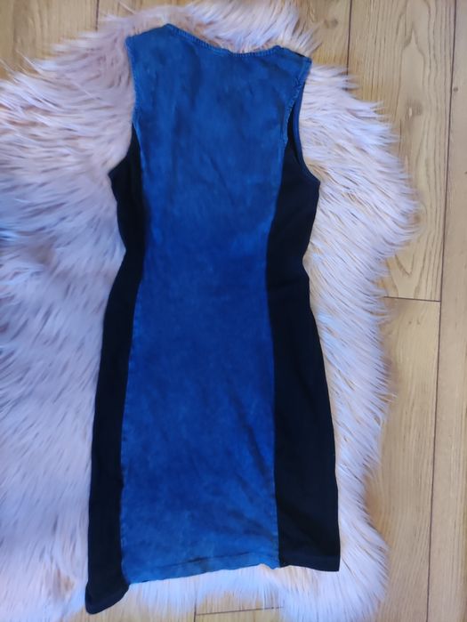 Czarna sukienka H&M – rozmiar S 100%bawełna mini