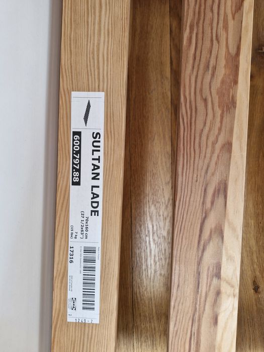 Sultan Lade białe łóżeczko dziecięce 160cm