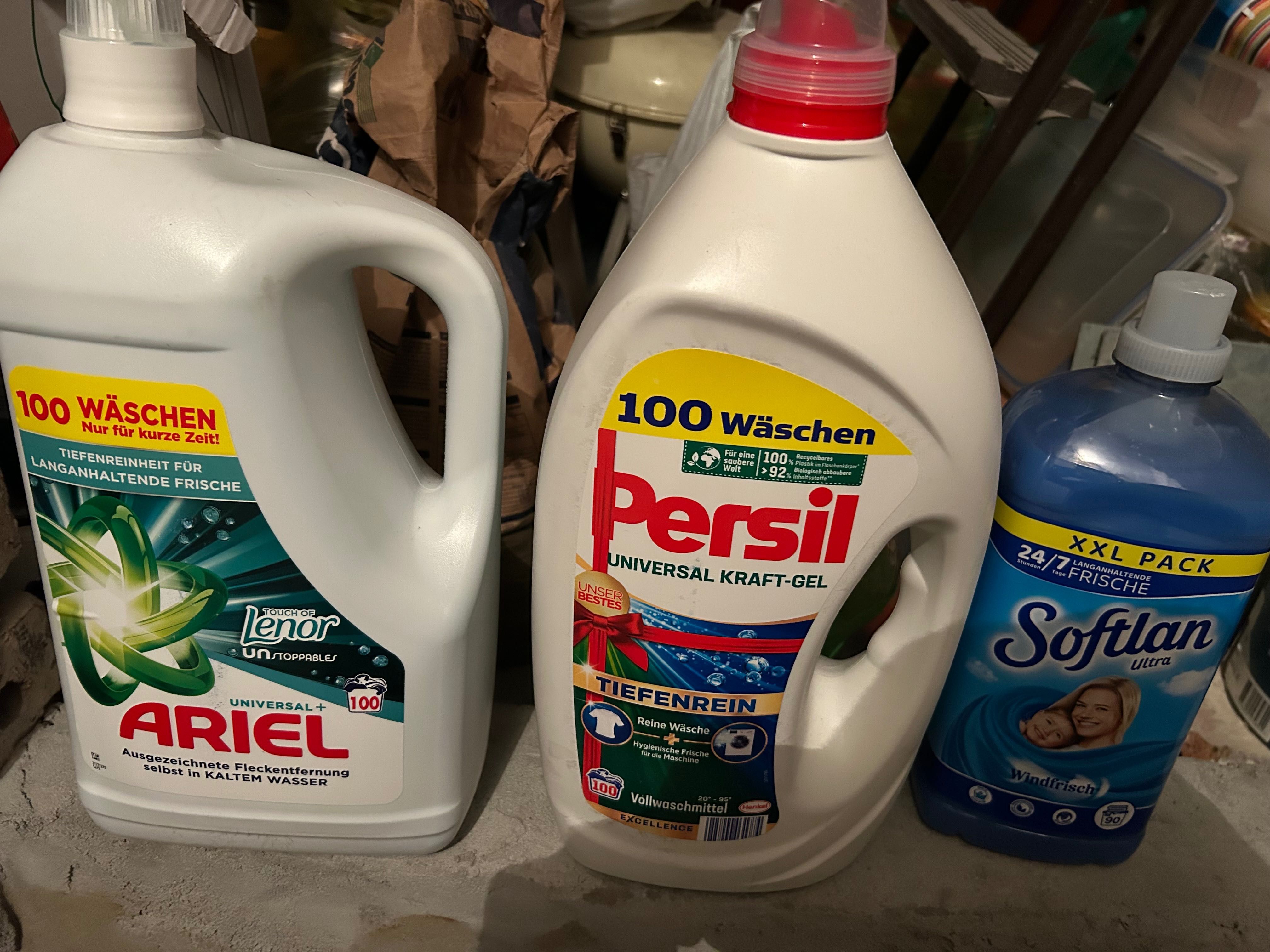 Żel do prania Persil 100 prań i proszek Ariel 90 prań Uniwersalny z DE