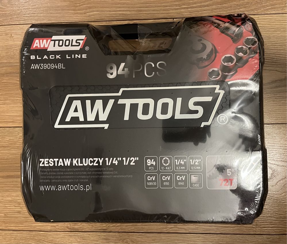 Zestaw kluczy AW Tools 94 elementy