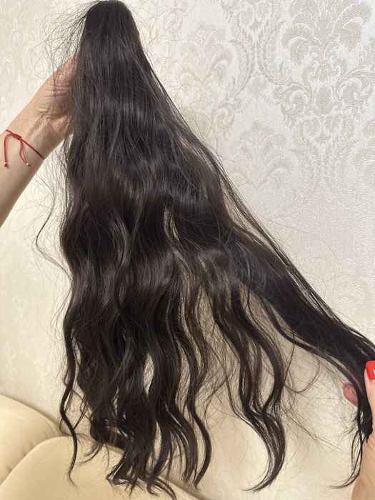 Волосся на заколці крабіку Шиньйон Накладний хвіст