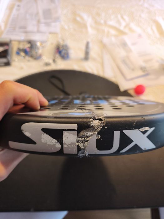 Raquetes de padel Siux, Bullpadel e Head com defeitos