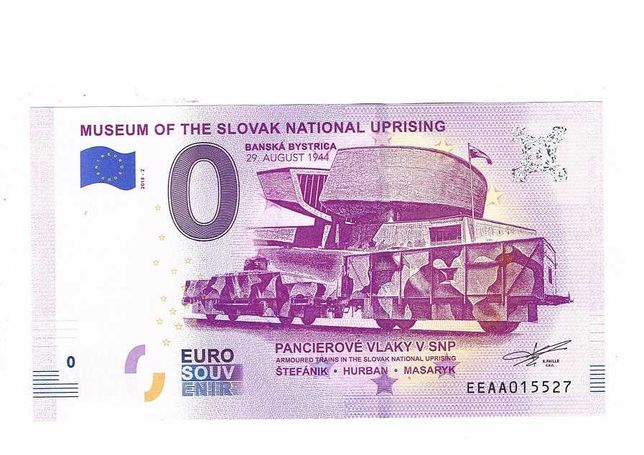 0 Euro -Museum of the Slovak National Uprising 2018-2
