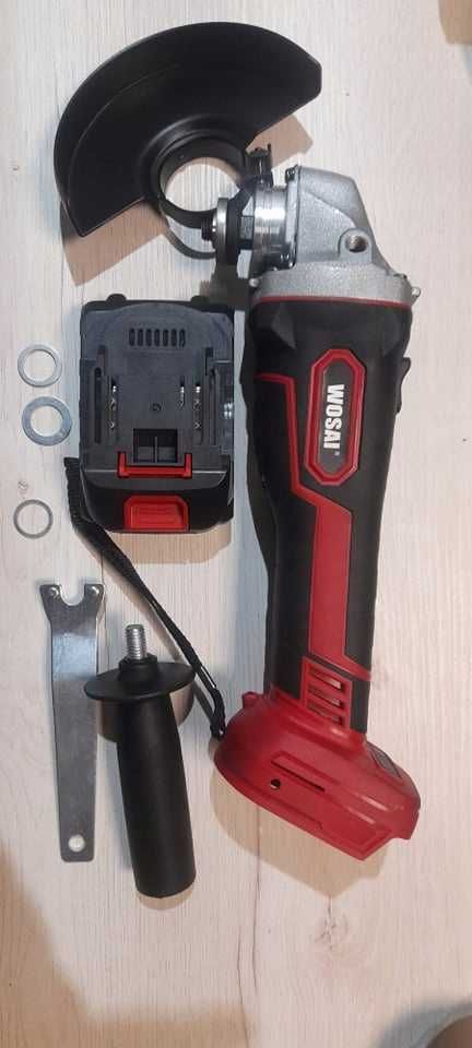 WOSAI Cordless Electric bezszczotkowa szlifierka kątowa 20V