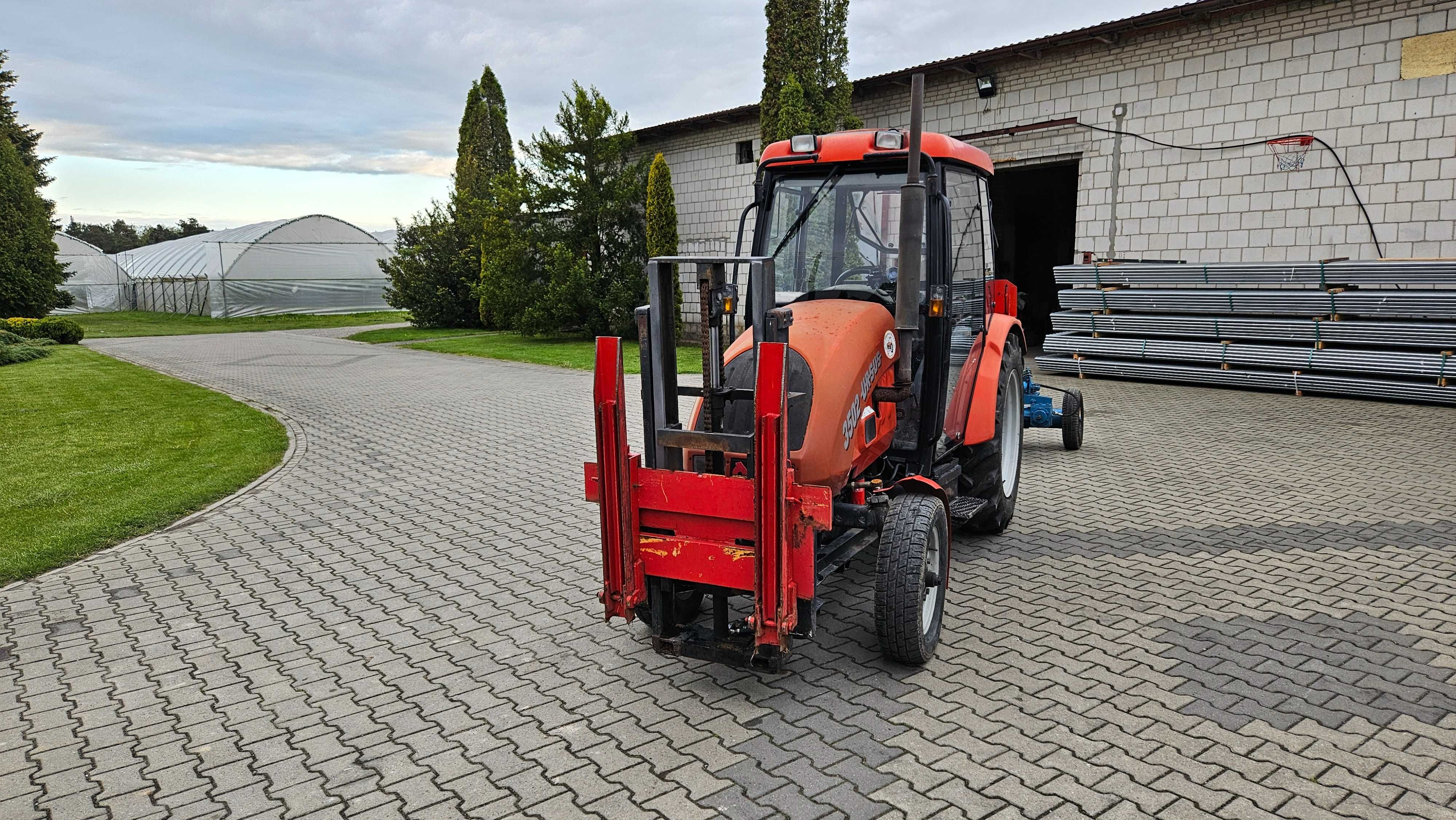Maszt do ciągnika Ursus 3502 sadowniczy lekki widlak wózek