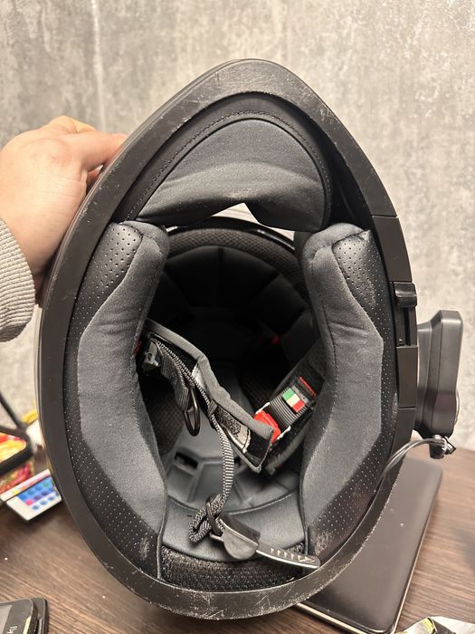 Продам шолом AGV k3 Black matt з PINLOCK| Розмір М з гарнітурою та віз