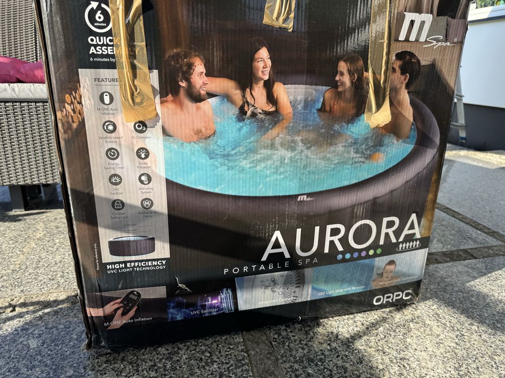 Dmuchane jacuzzi spa ogrodowe AURORA 6-osobowe MSpa