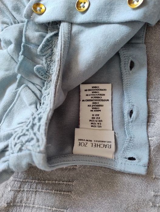 Bluzka tunika sukienka Rachel Zoe 74 80 koronka