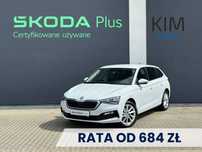 Skoda Scala FV VAT M Serwis ASO Bezwypadkowy Czujniki parkowania Gwarancja