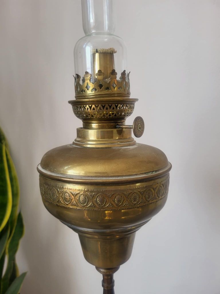 Lampa naftowa antyk