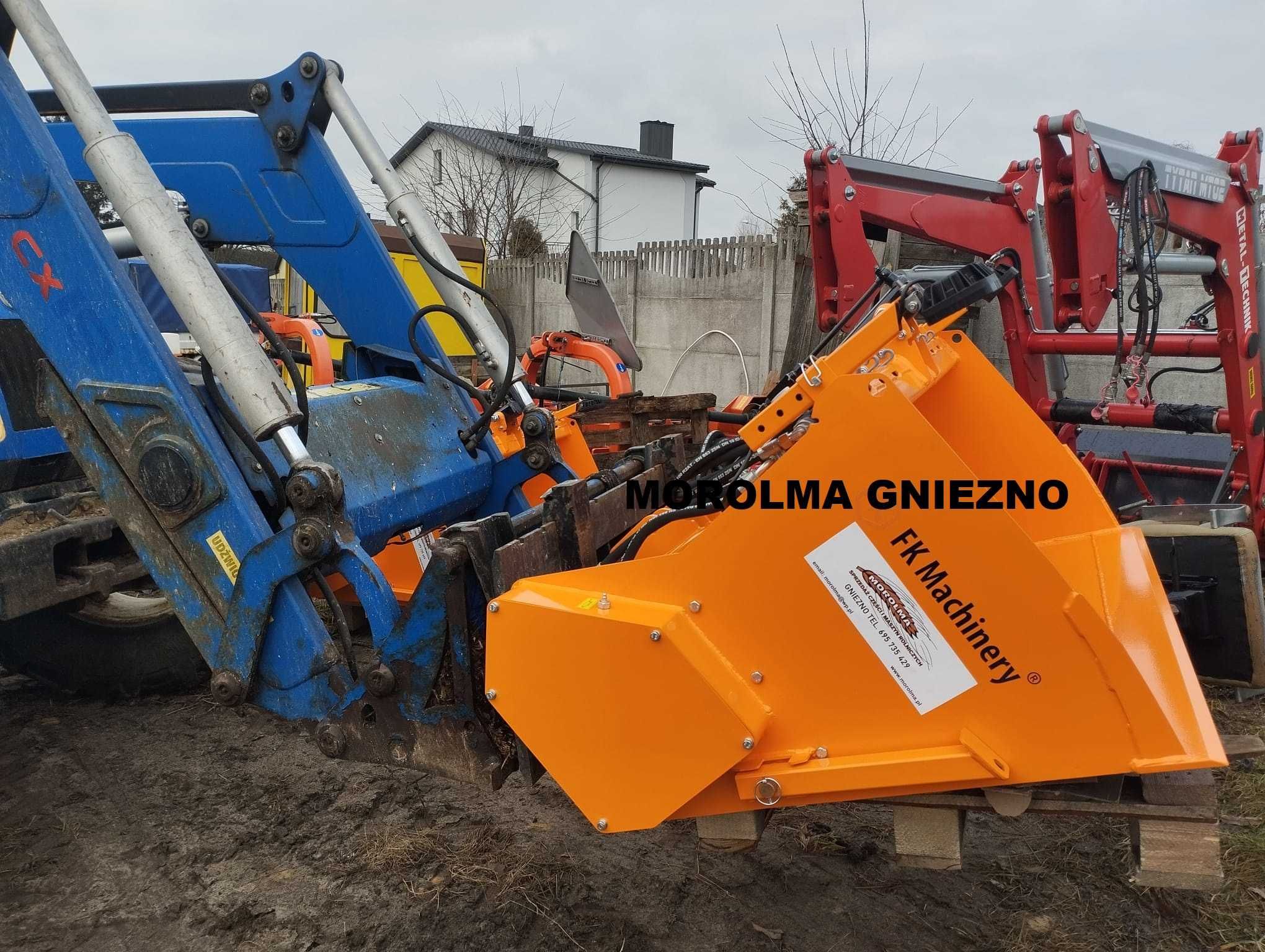 Piaskarka solarka posypywarka d ulic placów FK MACHINERY samozaładunek