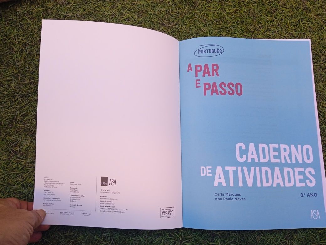 Caderno Actividades Português 8ano