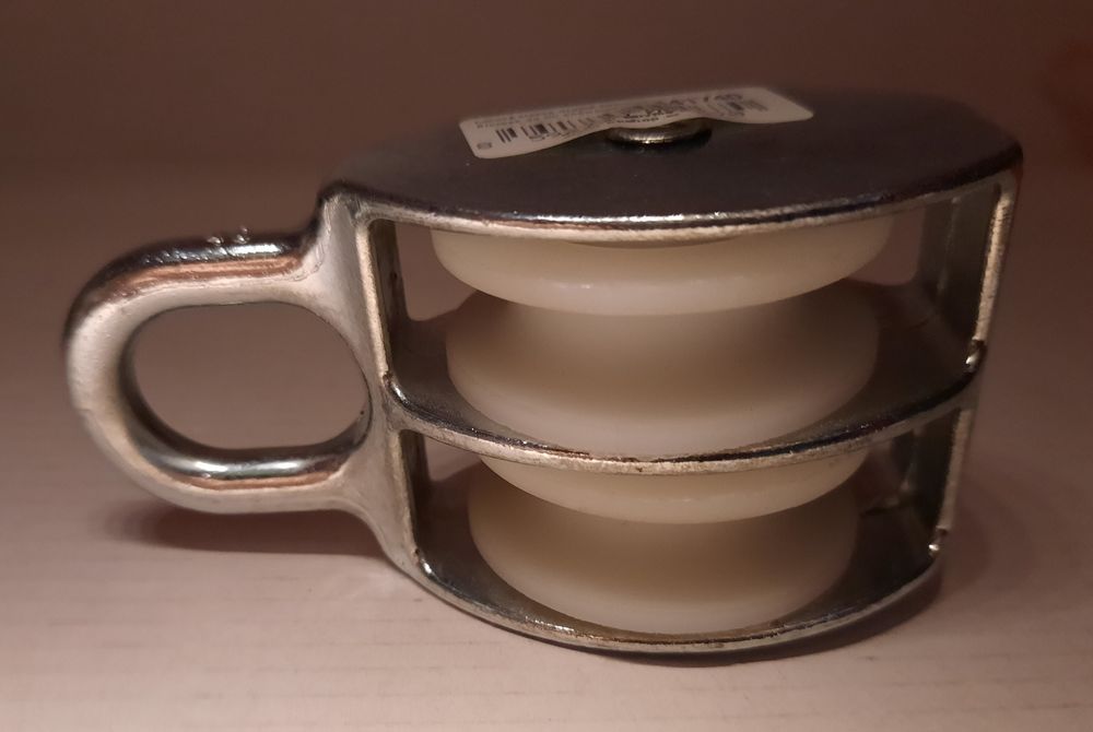 Bloczek nowy do lin podwójny 40mm