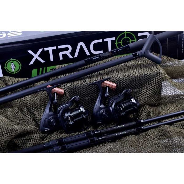 Zestaw karpiowy SONIK XTRACTOR 2 ROD KIT (nie Fox,Nash,JRC,NGT)