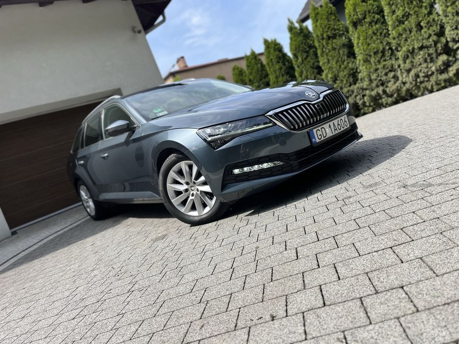 Skoda SuperB 2021-grudzień  faktura vat krajowy 2.0 TFSI 190K DSG