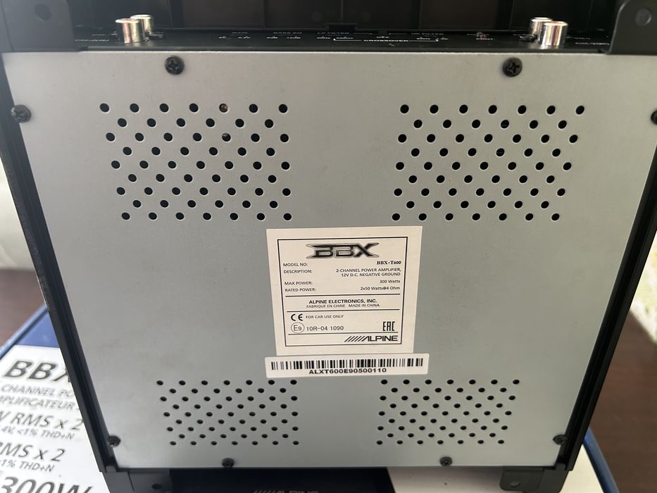 Автомобільний підсилювач ALPINE BBX T-600 Оригінал!