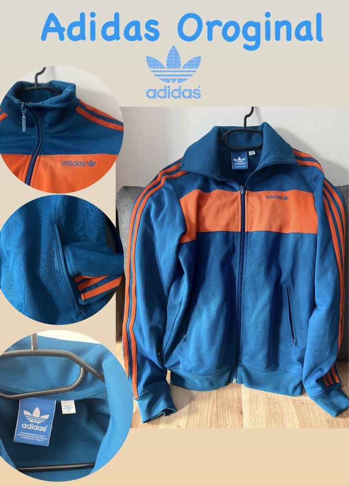 Adidas Oroginak bluza rozpinana bez kaptura ZIP S