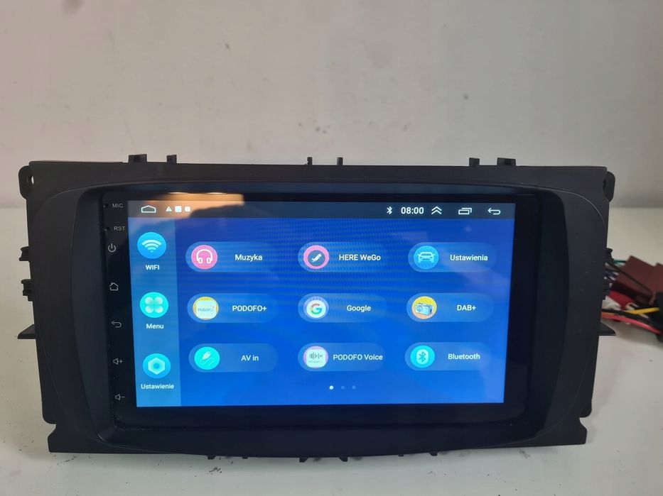 Radio android 11 ford focus mk2 c-max s-max kuga transit fiesta navi