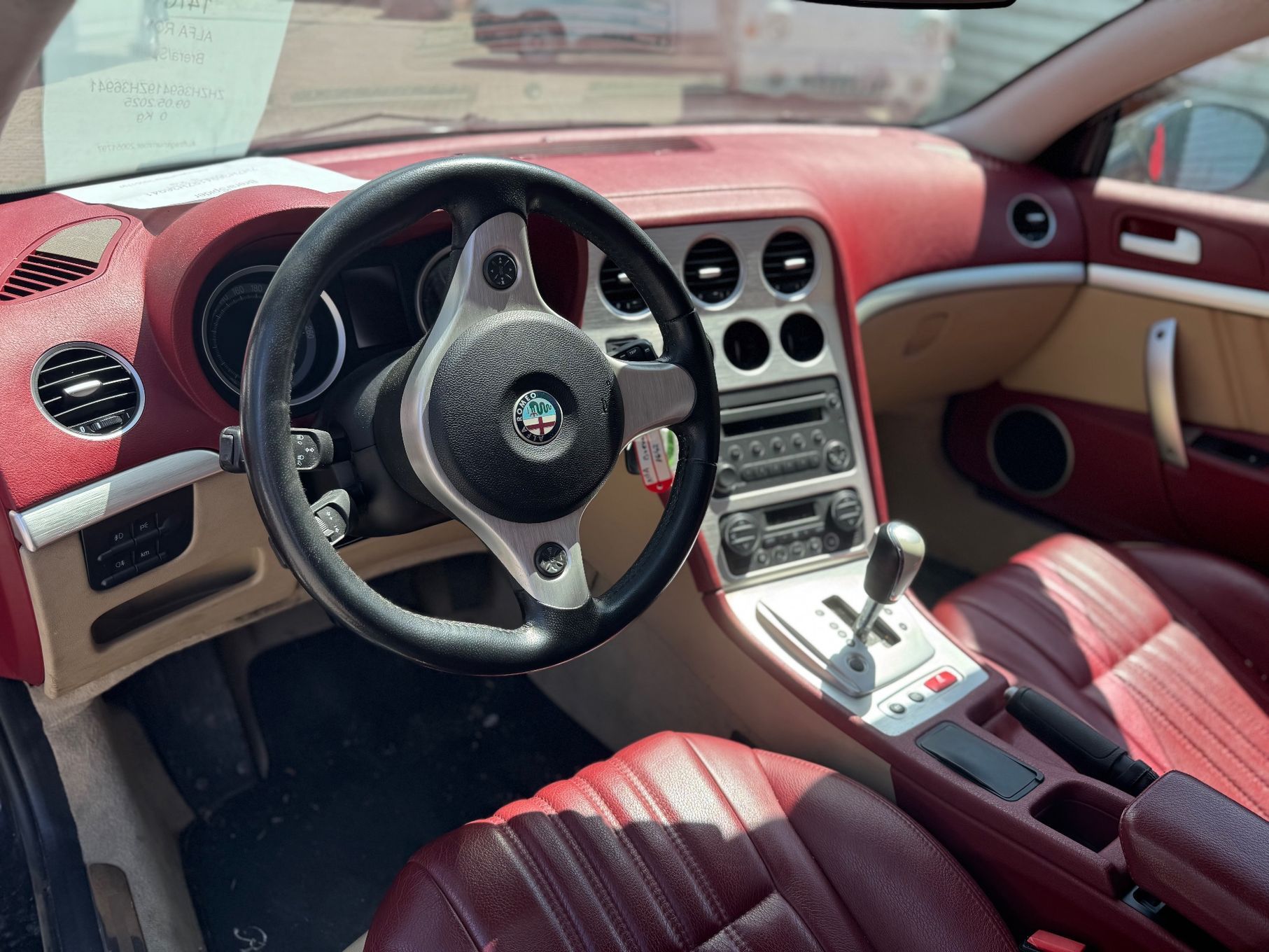 Alfa Romeo Brera 3.2 V6 4x4 AUTOMAT, uszkodzony silnik, po opłatach, niski przebieg