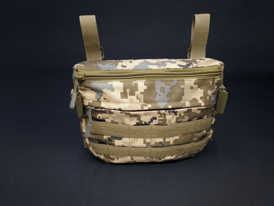 Сумка-напашник.
Додатково - кишеня для балістичного пакета 24х16см.