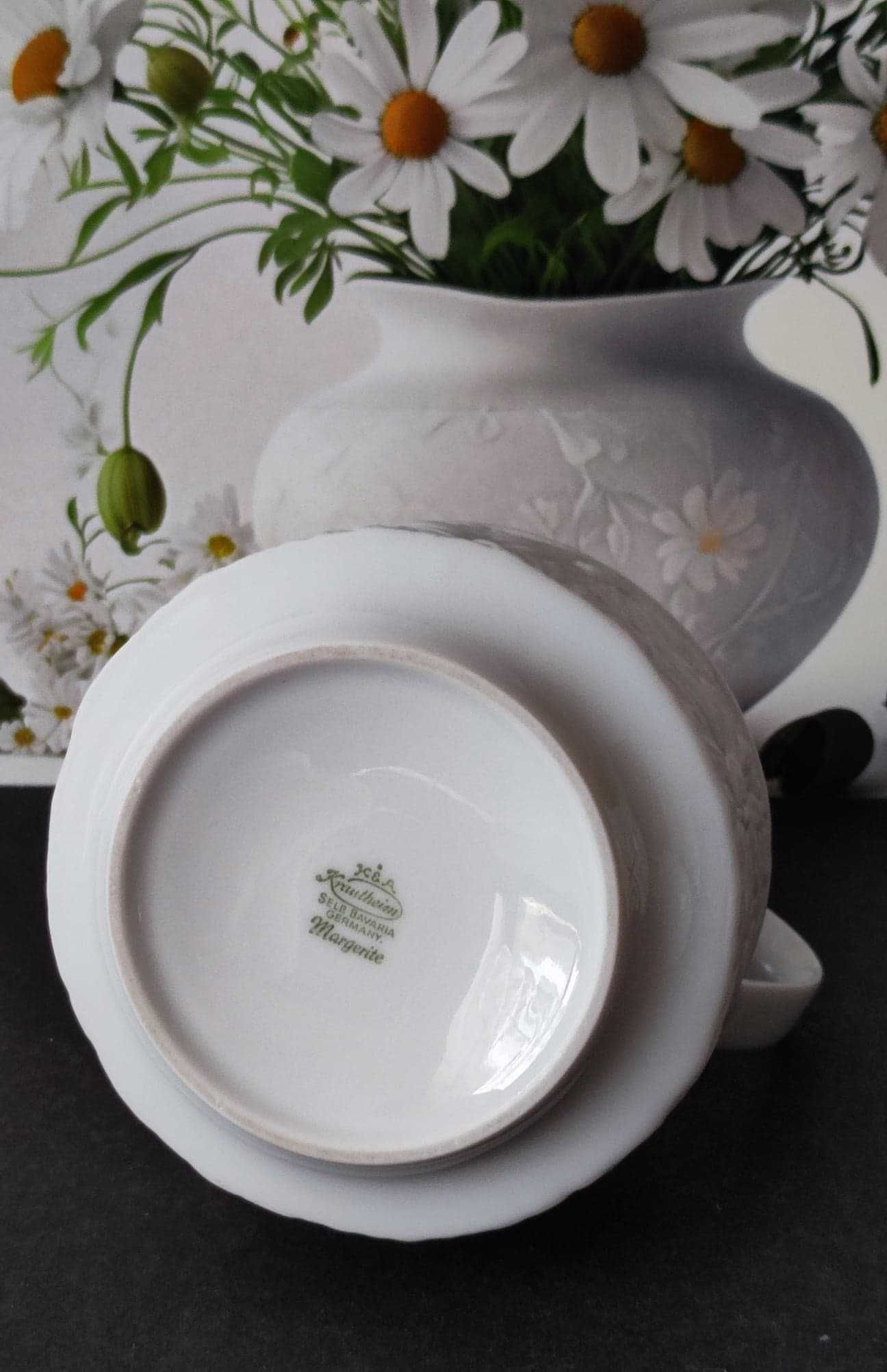 Stara porcelana modernistyczny wazon Margarite Krautheim Design WGP