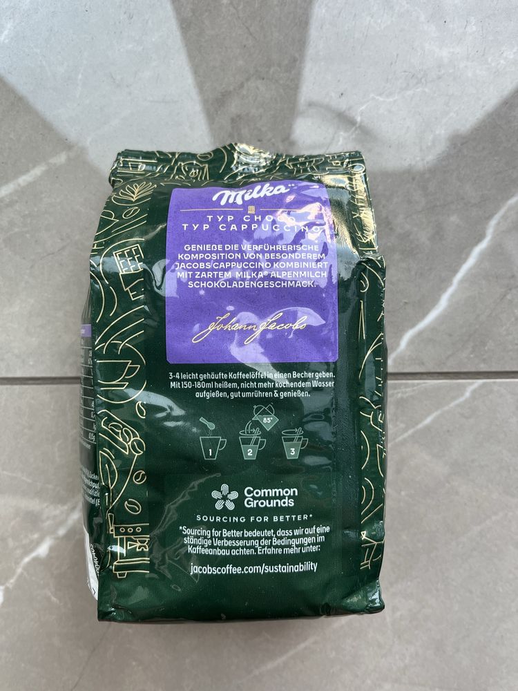 Niemieckie cappuccino jacobs