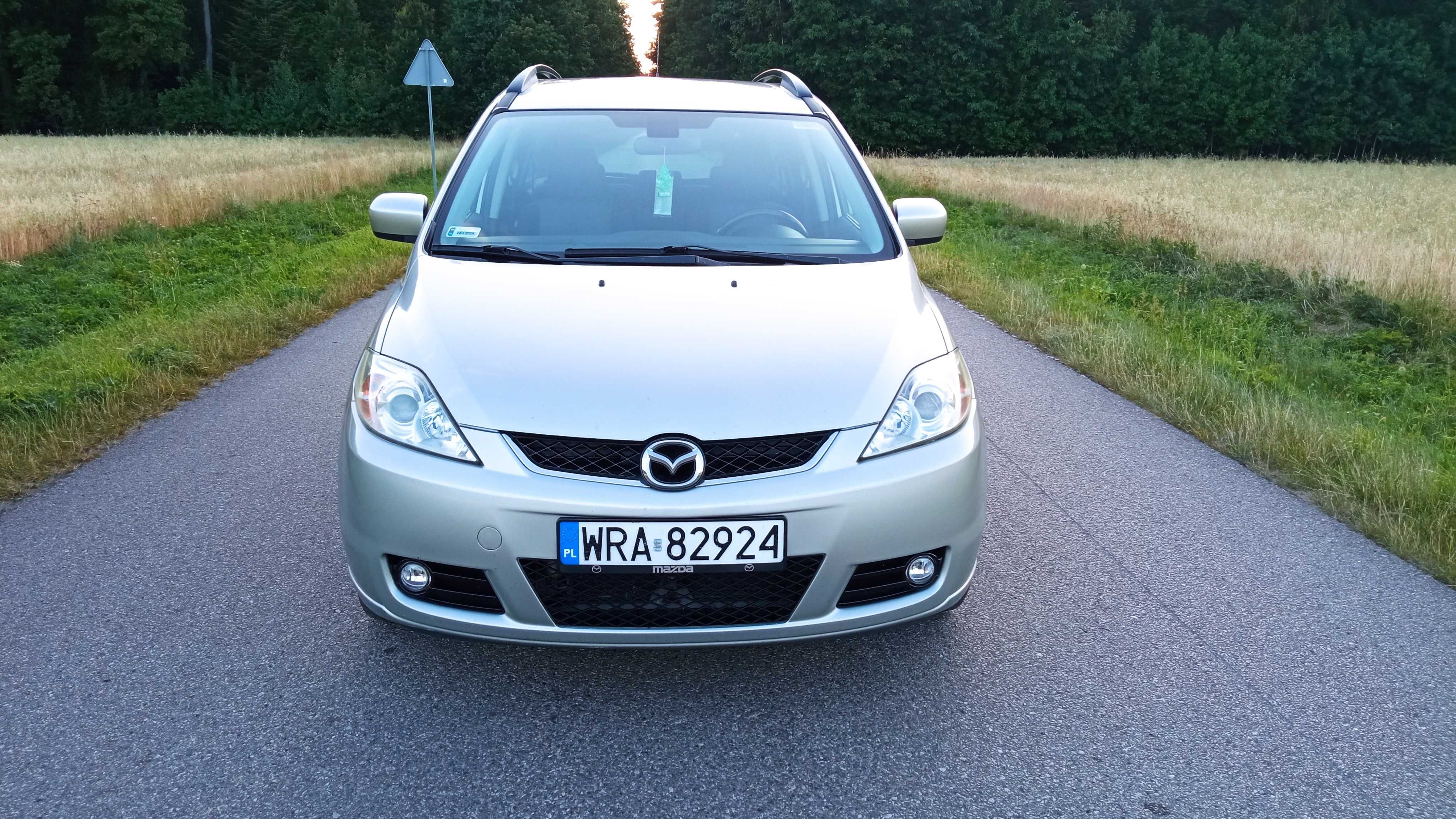 MAZDA 5 1,8 B+GAZ Stan techniczny .i wizualny bardzo dobry i zadbany !