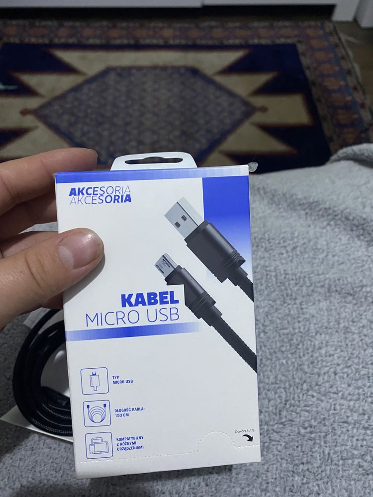 Kabel Micro USB , wytrzymały , 1,5 m