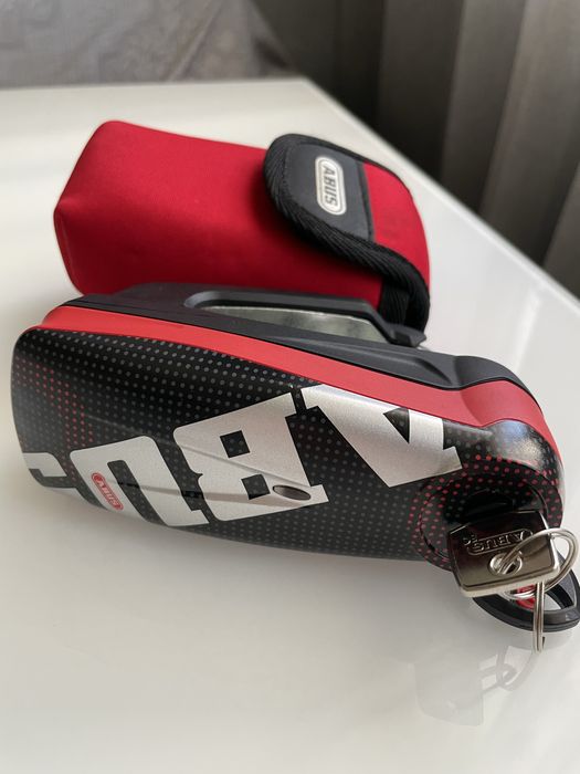 Замок на гальмівний диск ABUS 7000 Detecto RS1 Pixsel Red