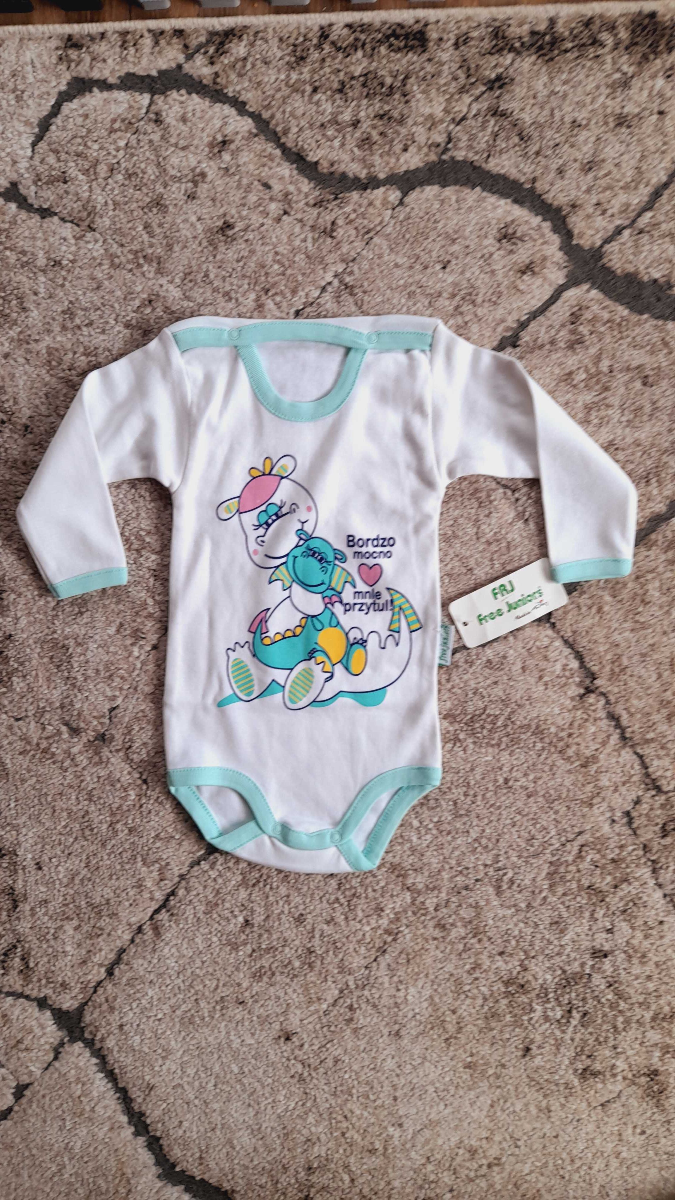 Zestaw 2 NOWYCH body rozm.74 dla chłopca