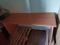 Biurko stół biurowy w jasnym kolorze (chyba olcha) używany duży 170x68