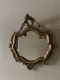 Espelho antigo dourado, impecável, bem conservado