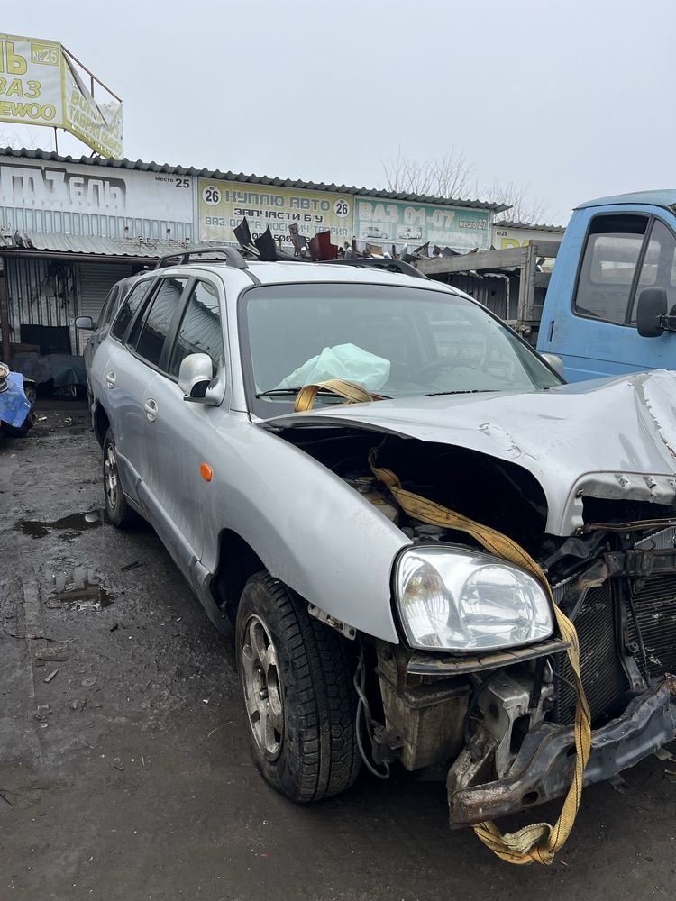Разборка запчасти шрот Hyundai Santa Fe 1 04г 2.0d