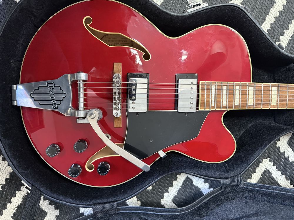 Gitara hollow body Ibanez AFS75T TRD 12-01 z futerałem RockCase