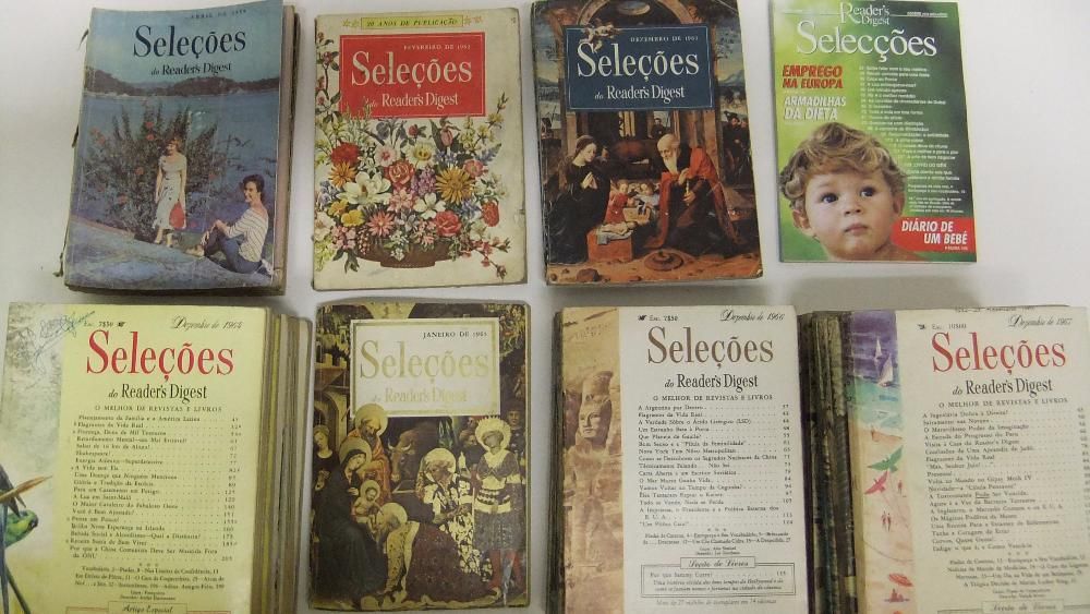 Lote de 35 revistas Selecções Reader's Digest do sec XX.