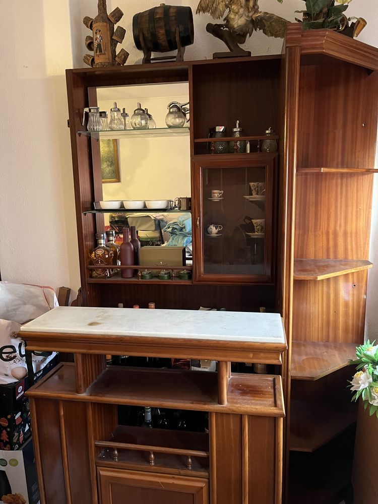 Conjunto Moveis e Bar (Mogno)