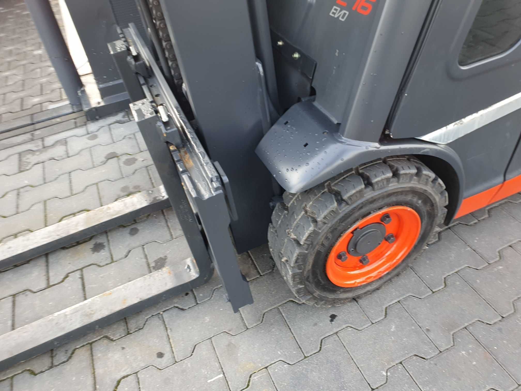 Wózek widłowy Linde E16C  2016r Kabina Duplex wolny skok E14 E18 E20