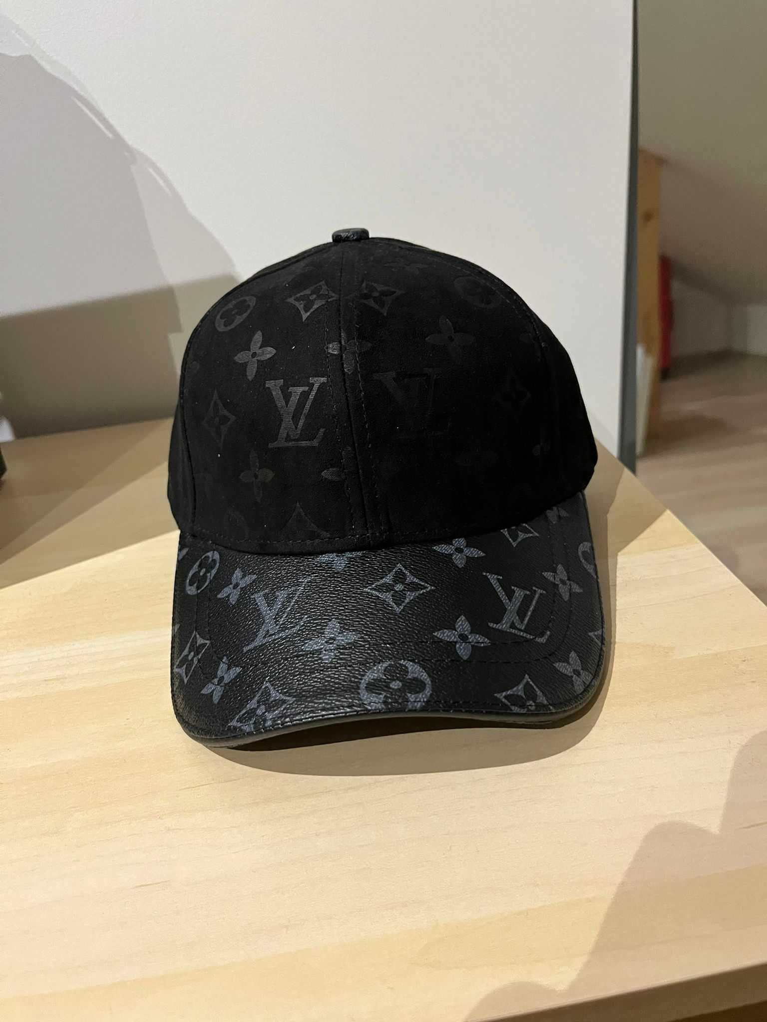 Czapka Czarna Louis Vuitton