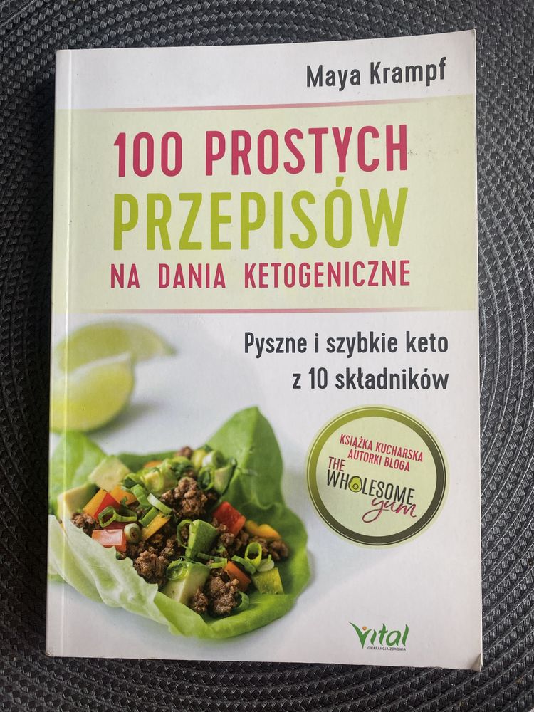 Książka 100 prostych przepisów na dania ketogeniczne