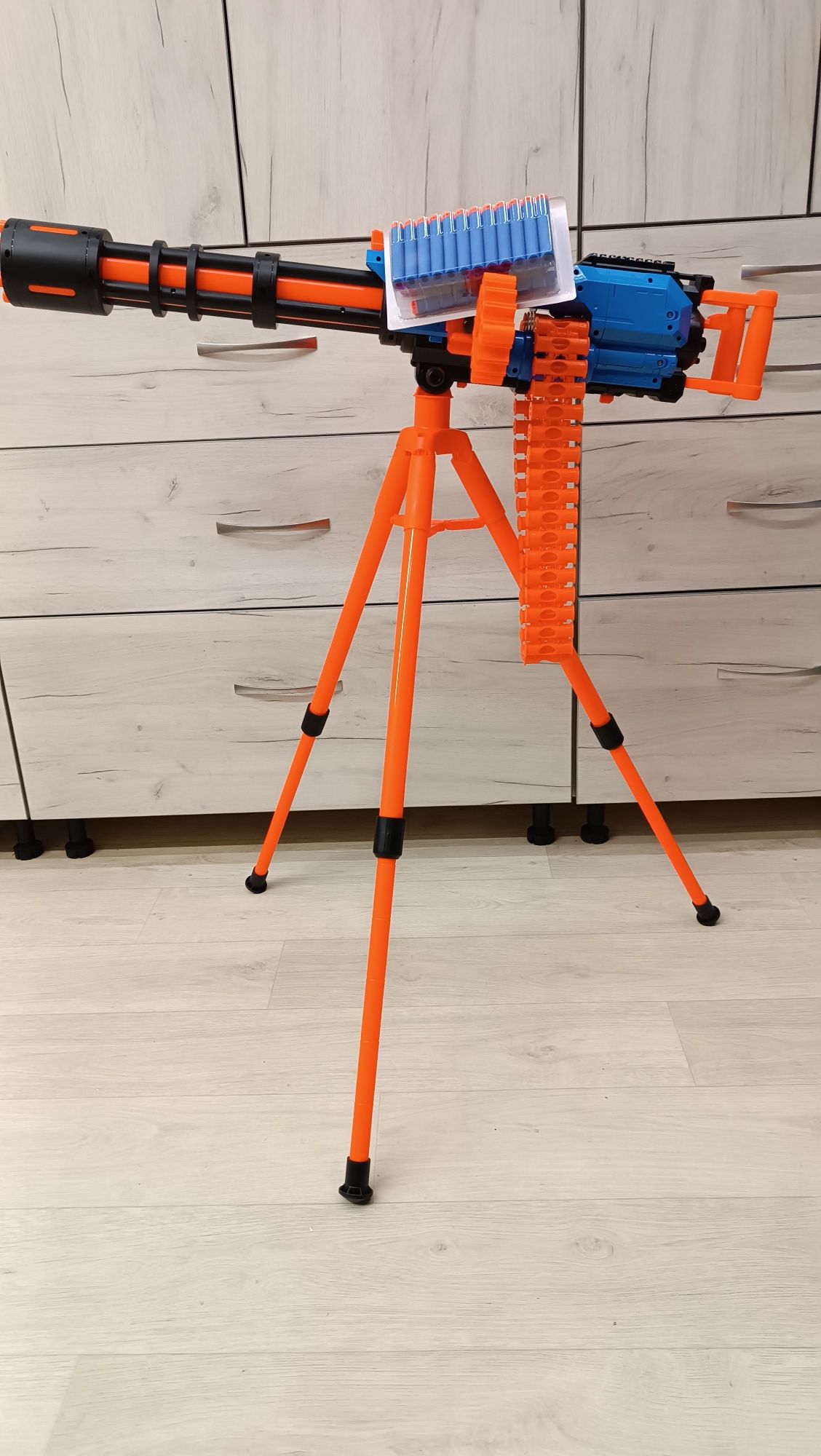 X-Shot Excel Insanity Motorized Rage Fire Gatlin Gun 36605 Вживане