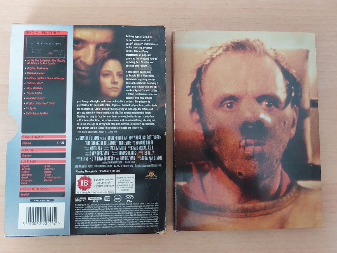 DVD " O Silêncio dos Inocentes " Edição Especial 2 Discos