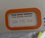 Złoty numer Orange