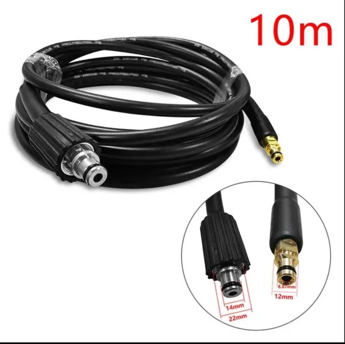 Mangueira para Karcher + kit bicos de lavagem nova