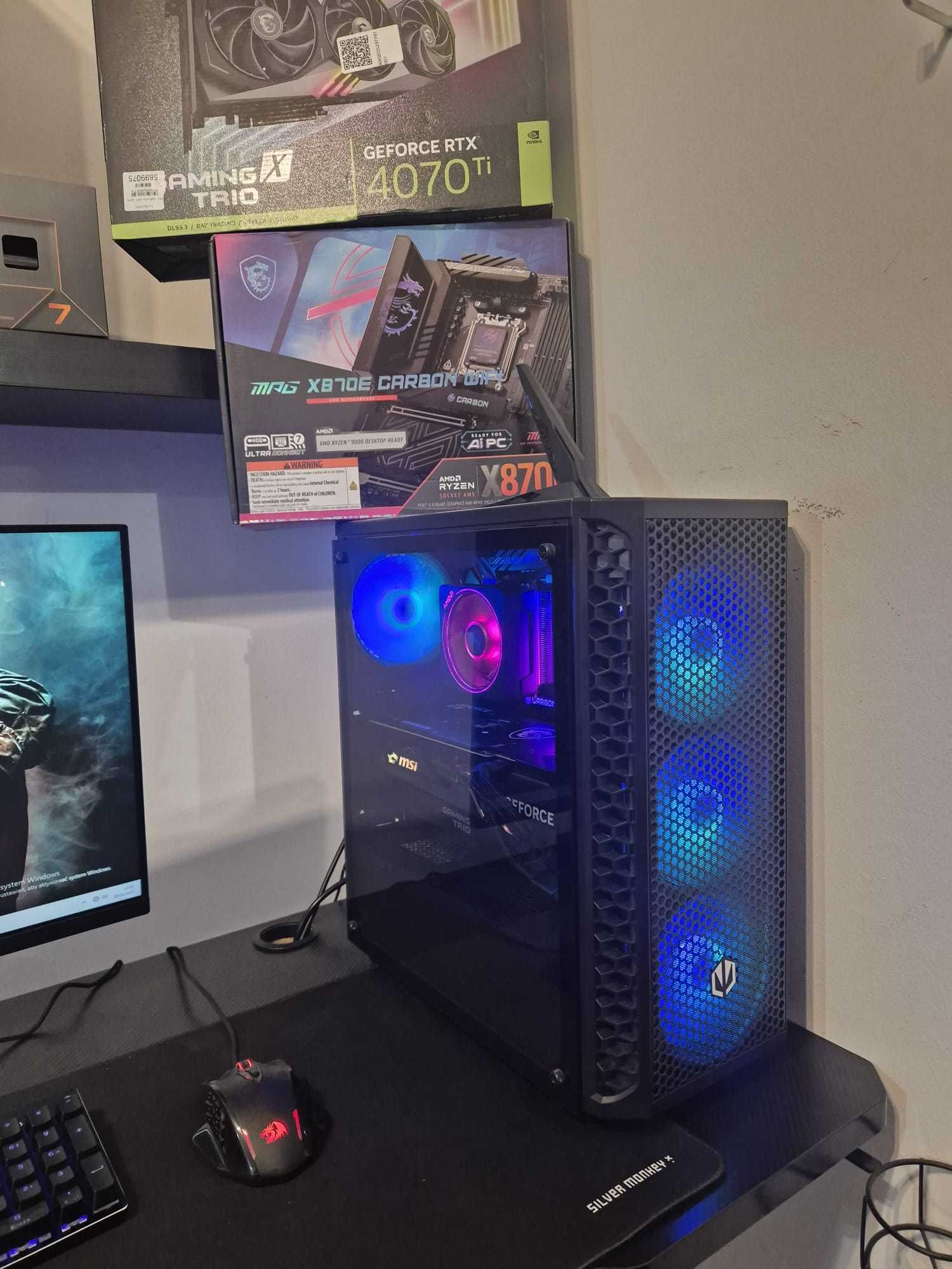 BESTIA komputer gamingowy ryzen 7 rtx 4070ti
