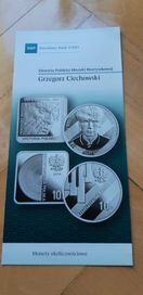 folder do monety Grzegorz Ciechowski