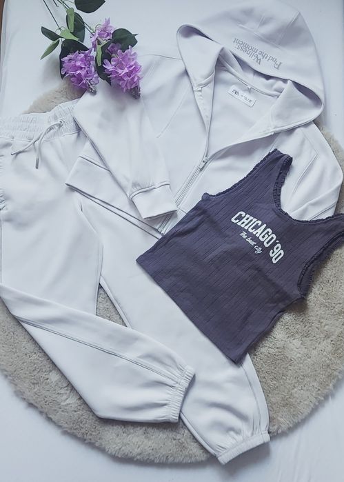 Zara - zestaw dres i koszulka dla dziewczynki