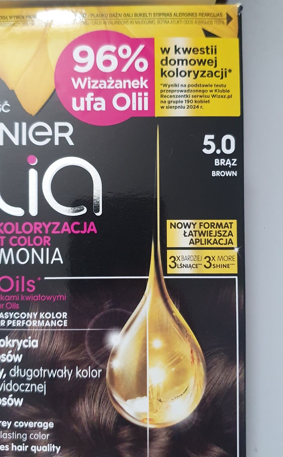 Farba do włosów Garnier Olia 5.0 brąz